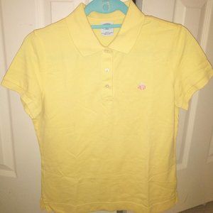 Yellow polo shirt